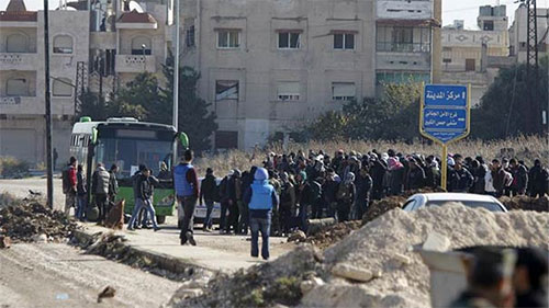 Los últimos terroristas comienzan a abandonar la ciudad siria de Homs