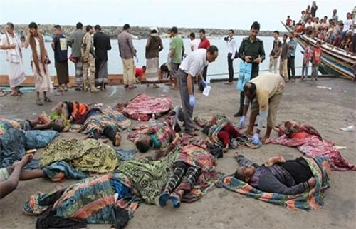 Mueren refugiados somalíes en Yemen por disparos de la agresión saudí