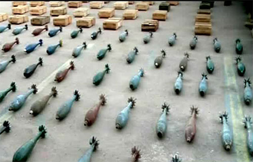 Incautado un cargamento de armas destinado a los terroristas en Siria