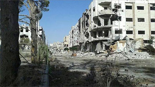 Ejército sirio libera totalmente un suburbio cercano a Damasco