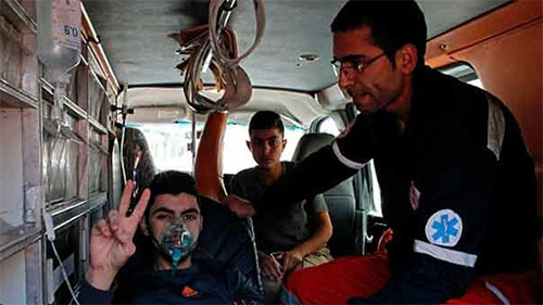 Los prisioneros palestinos vencen a los carceleros sionistas