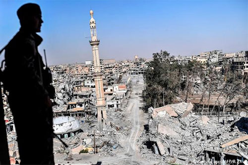 Miembros de Daesh se esconden en tierra de nadie en Siria