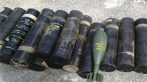 Ejército sirio halla armas de fabricación israelí en zonas recientemente liberadas