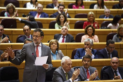 Rajoy pide aplicar el 155 para frenar el “yugo independentista” en Cataluña