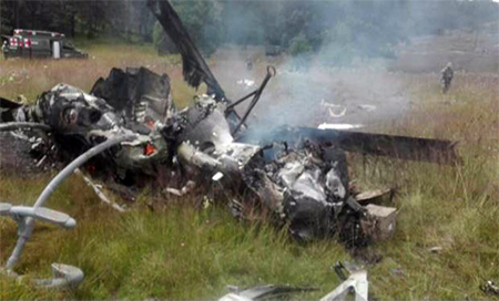 Más de siete muertos al estrellarse un helicóptero militar en México 