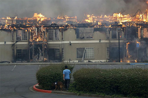 Aumenta a 15 cifra de muertes por incendios en California