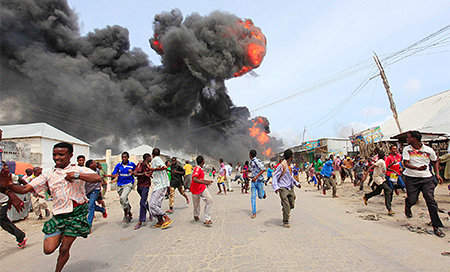 Más de 20 muertos por explosión de camioneta bomba en Somalia