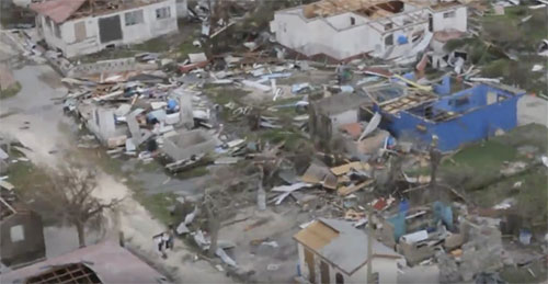 El Huracán Irma destroza completamente una de las islas del Caribe