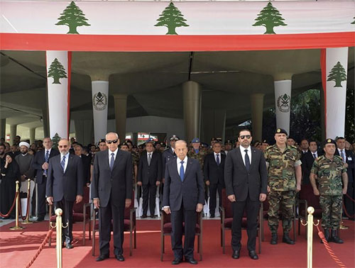 El Gobierno libanés homenajea a militares secuestrados y asesinados por Daesh