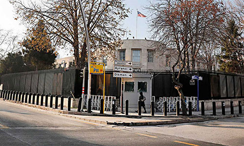 La Embajada de EE UU en Ankara cierra por una amenaza a la seguridad