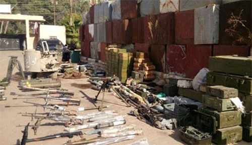 Siria confisca más armas de fabricación israelí y estadounidense