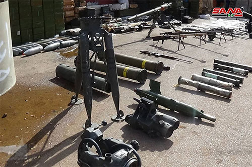 Siria confisca más armas de fabricación israelí y estadounidense