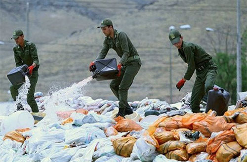 Agentes iraníes desmantelan bandas de narcotraficantes