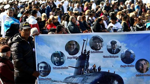 Hallan submarino argentino San Juan desaparecido hace un año