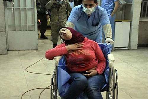 Terroristas atacan ciudad siria de Alepo con proyectiles tóxicos