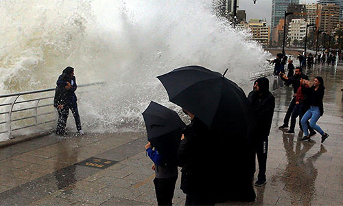 La tormenta Norma paraliza grandes regiones del Líbano