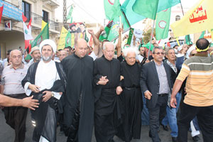 Continúan las manifestaciones convocadas por Hezbolá en Líbano