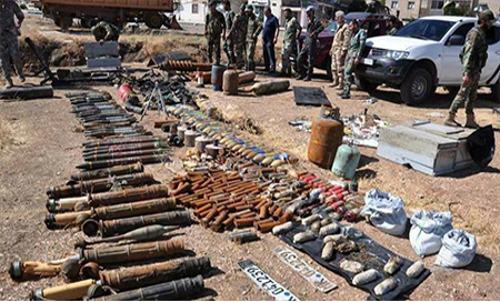 Encuentran un escondite de Daesh con armas de fabricación estadounidense