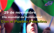 Día mundial de Solidaridad con el Pueblo Palestino