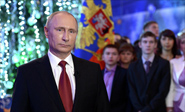 Putin celebró la llegada del año 2014 en Jabárovsk