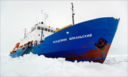 Evacúan el primer grupo de pasajeros del navío ruso atrapado en el Antártico