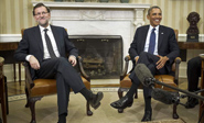 Obama se reúne con Rajoy en la Casa Blanca