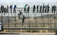 Más de 400 inmigrantes entran en Melilla