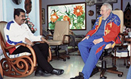 Fidel Castro recibió a Nicolás Maduro en Cuba