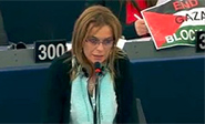 Eurodiputada española denuncia las barbaridades israelíes contra palestinos