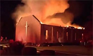 Incendiada una nueva Iglesia negra en EEUU