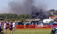 Siete muertos en accidente durante una exhibición a&eacute;rea en Inglaterra