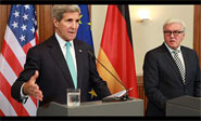 En un encuentro con el ministro de exteriores alemán, Steinmeier
