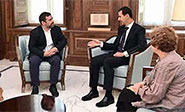 El Presidente sirio mantuvo un encuentro con una delegaci&oacute;n parlamentaria europea