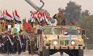 Gran desfile militar del Ej&eacute;rcito iraqu&iacute; en el centro de Bagdad