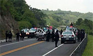 Un convoy de polic&iacute;as fue emboscado por sicarios en Veracruz