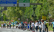 Una cadena humana por el derecho de autodeterminaci&oacute;n en el Pa&iacute;s Vasco