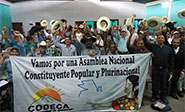 Campesinos guatemaltecos en marcha pedir&aacute;n renuncia de Jimmy Morales