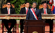 Mario Abdo Ben&iacute;tez jura el cargo como nuevo presidente de Paraguay