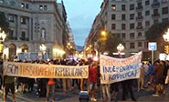 Protestas en Catalu&ntilde;a en 1&ordm; aniversario del refer&eacute;ndum