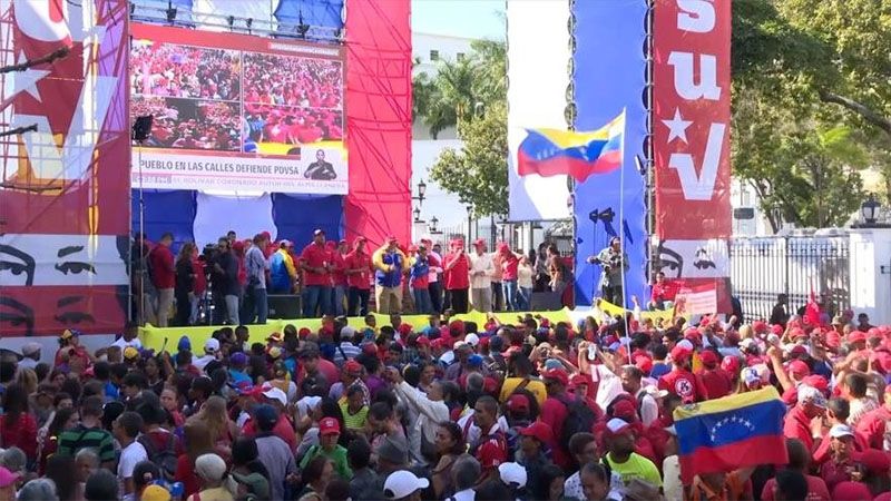 Venezuela no ceder&aacute; su petr&oacute;leo al imperio y rechaza sanciones contra PDVSA