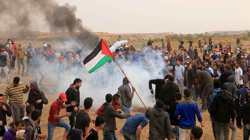 M&aacute;s de una treintena de palestinos heridos en Gaza durante el 45 viernes de las Marchas del Retorno