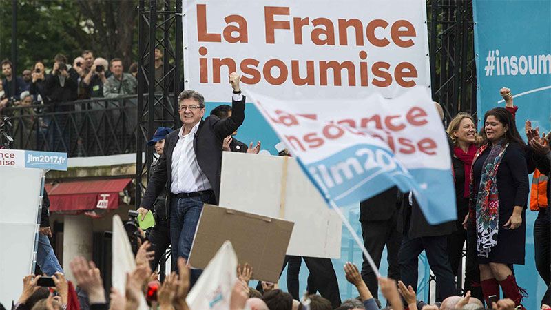 El l&iacute;der del partido La Francia Insumisa expresa su apoyo al presidente Maduro