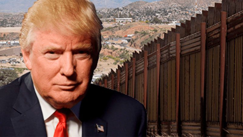 Trump amenaza con un &ldquo;muro humano&rdquo; en la frontera con M&eacute;xico para no dejar entrar a migrantes