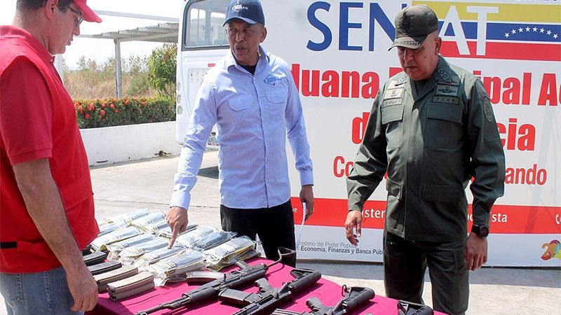 Incautan en Venezuela un lote de armamento procedente de Estados Unidos