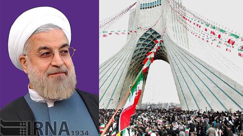 El presidente Rohani invita a todos los iran&iacute;es a participar en las marchas por el 40&ordm; aniversario de la Revoluci&oacute;n