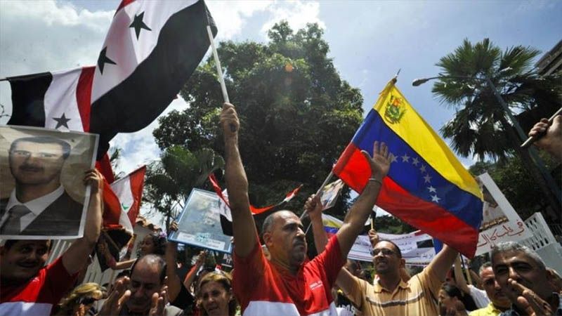 Muestras de solidaridad con Venezuela en Siria