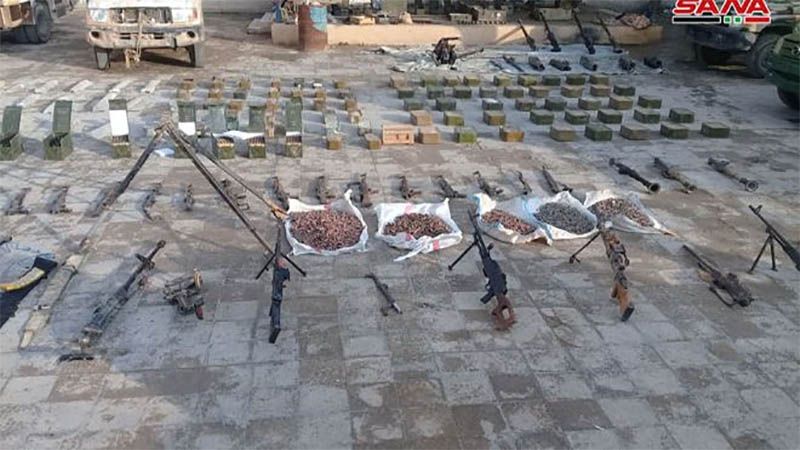 Ej&eacute;rcito sirio elimina a miembros de Daesh y confisca sus armas cerca de Palmira