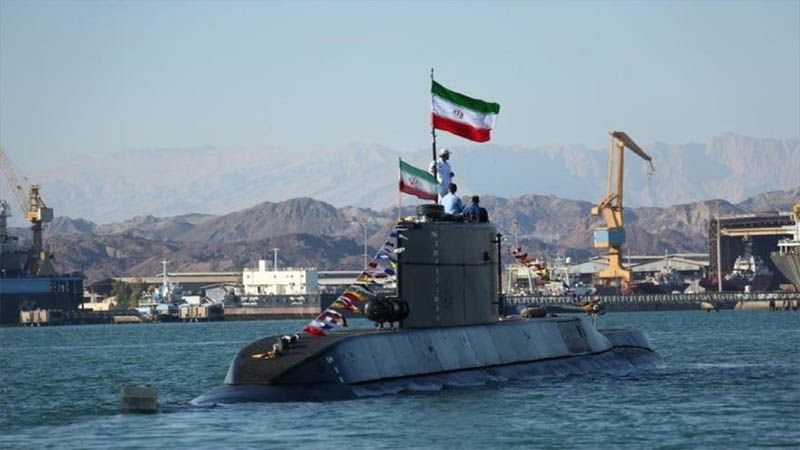 Ir&aacute;n presenta un nuevo submarino de fabricaci&oacute;n nacional