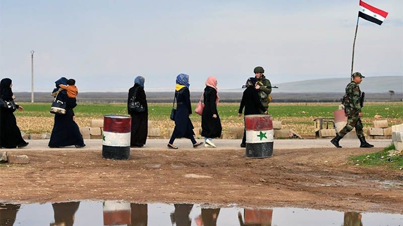 Siria abre dos corredores humanitarios para evacuar a desplazados retenidos en el campamento de Rukban