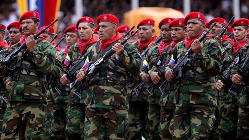 Despliegue operacional del Ej&eacute;rcito venezolano en la frontera con Colombia